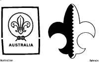 A coloring page of logos worldwide